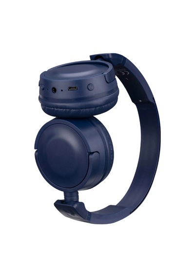 Ergonomik Tasarım Kablosuz Bluetooth Mikrofonlu Aux Kablolu Spor Kulaklık Sd Kartlı Mavi - 616263720