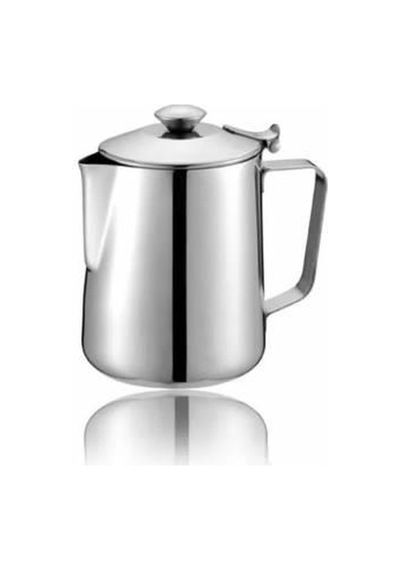 700 Ml Adria Kapaklı Kahve Süt Potu Pitcher 304 18 10 Paslanmaz N113364 Çok Renkli