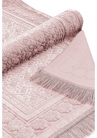 Kadife Seccade İnci Velvet Pearl - Pembe Pembe