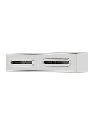 Da1220bs Rany Dresuar , Antre Hol Rafı Beyaz-silver 120cm