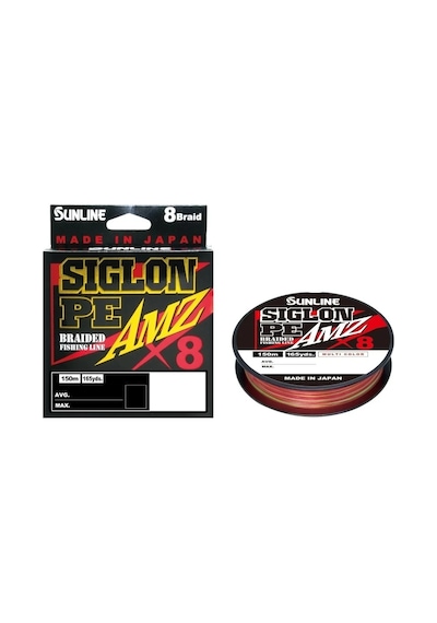Sunline Siglon Amz 8x İp Misina Multı Color - 0.187 - 150mt - 7.3kg