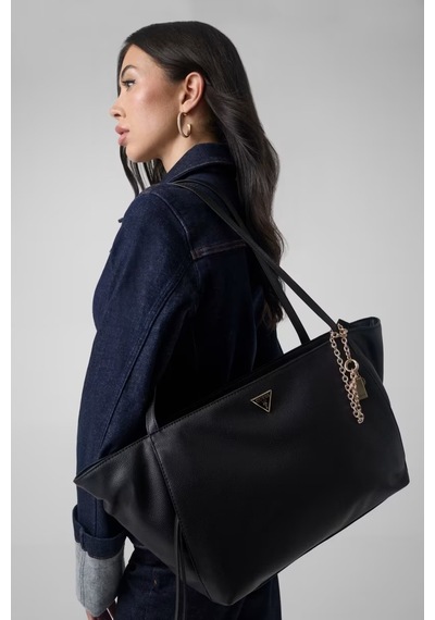 Guess Devon Kadın Tote Çanta Hwbg9745230 Siyah