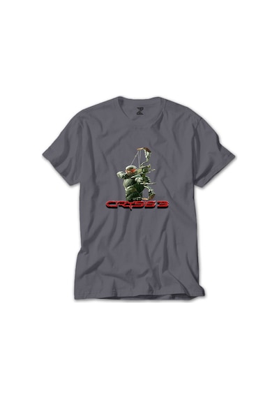 Crysis Three Bowman Gri Tişört Gri