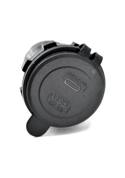 Usb 3.0 Type-c Pd Şarj Port Pano Yuvarlak 12v 24v Işıklı