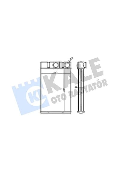 Chevrolet Cruze Kalorifer Petegi 1.4 2012-2013 Kale 352130