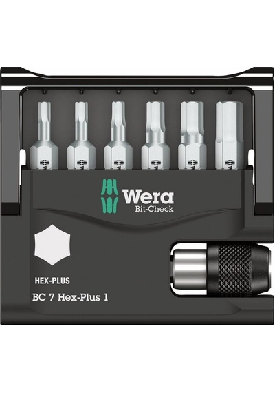 Wera Bits Seti HexPlus Bit-Check 7 Universal 1 05056168001