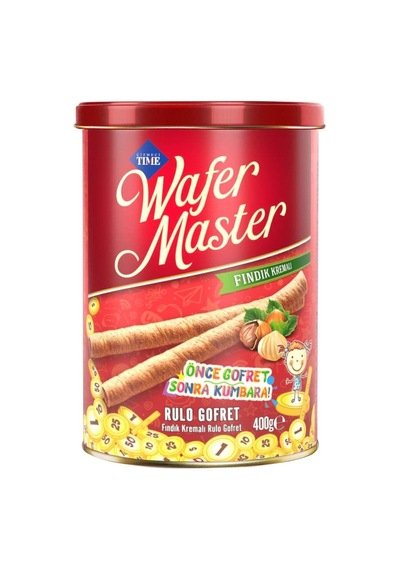 3 Adet Time Çizmeci Wafer Master Rulo Gofret 400 G