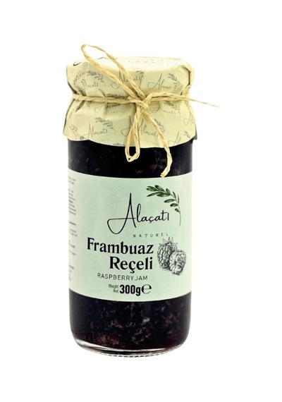 Alaçatı Naturel Frambuaz Reçeli Doğal Meyveli Katkısız Reçel 300 G