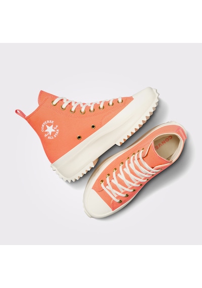 Converse Run Star Hike Unisex Kahverengi Platform Sneaker Turuncu