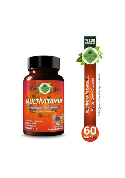 Gökçek Şifa Multivitamin 1000 MG 60 Kapsül