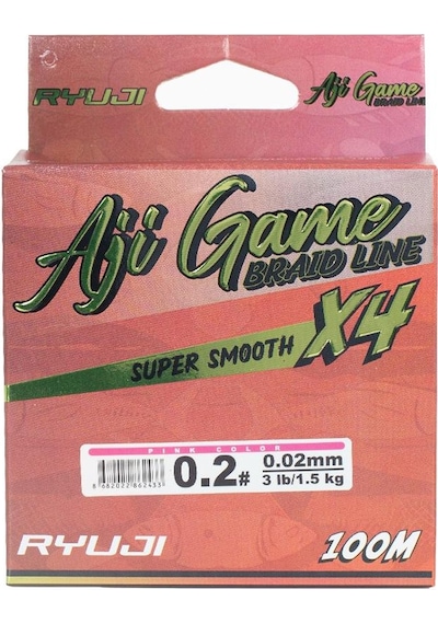Ryuji Aji Game 4x 100m Pink İp Misina