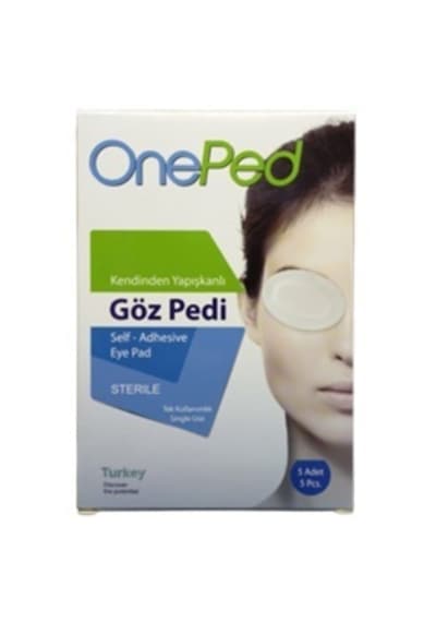 One Ped Kendinden Yapışkanlı Steril Göz Pedi 5'li
