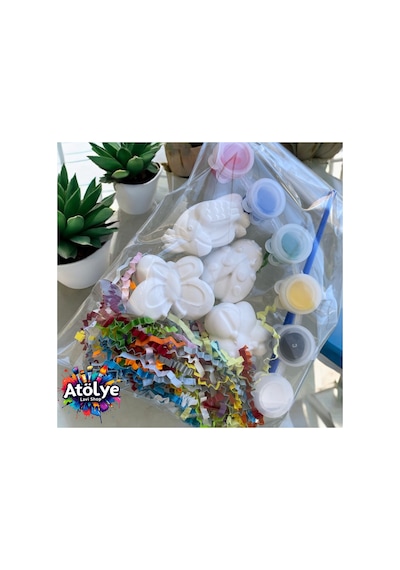 Atölye Lavi Shop Yaz Neşesi Anne Çocuk Etkinlik Yetişkin Mini 4 Lü