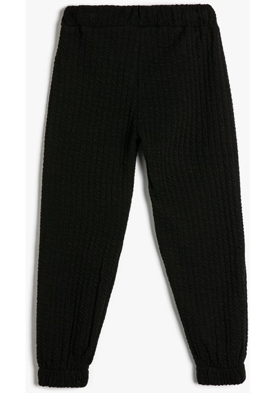 Koton Basic Jogger Eşofman Altı Dokulu Beli Lastikli Cepli Siyah 4wkg40366ak Siyah Koton Basic Jogger Eşofman Altı Dokulu Beli Lastikli Cepli Siyah 4wkg40366ak Siyah