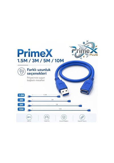 Metre Erkek Erkek Usb 3.0 Kablo 5 Metre Usb 3.0 Kablo Erkek Erkek Usb 3.0 Kablo Diğer