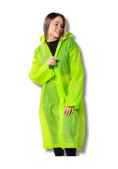 Bosile Unisex Eva Kumaş Su Rüzgar Geçirmez Yağmurluk Çok Renkli