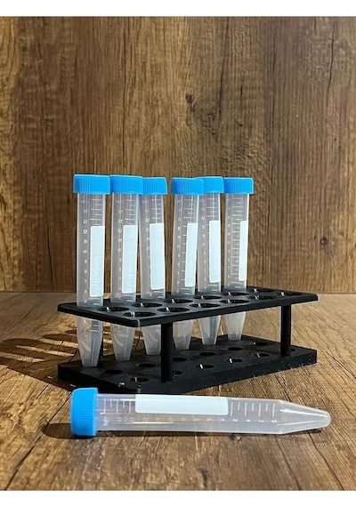 15ml Falkon Santrifüj Deney Tüpü Standı 6 3 Tüpler Görsel Amaçlıdır