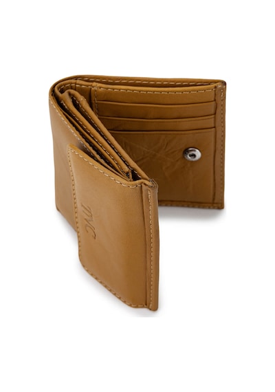 Tamer Tanca Unisex Hakiki Deri Hardal Cüzdan 688 1415 Czdn Y25 Hardal Hardal