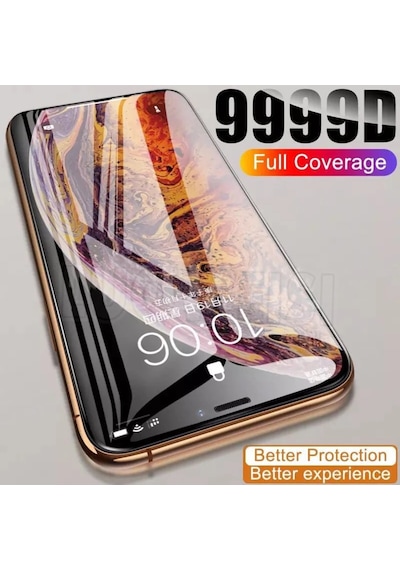 Apple Uyumlu   iPhone 12 Mini 9D Tam Kaplayan Cam Ekran Koruyucu