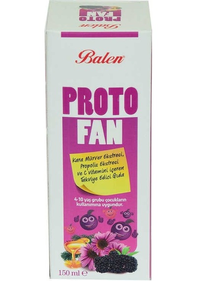 Protofan Kara Mürver Propolis Ekstratlı C Minli Takviye Edici Gıda 150 Ml