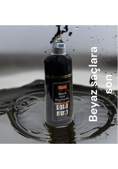 Paxe Black Hair Beyaz Saç Kapatıcı Şampuan 400 ML