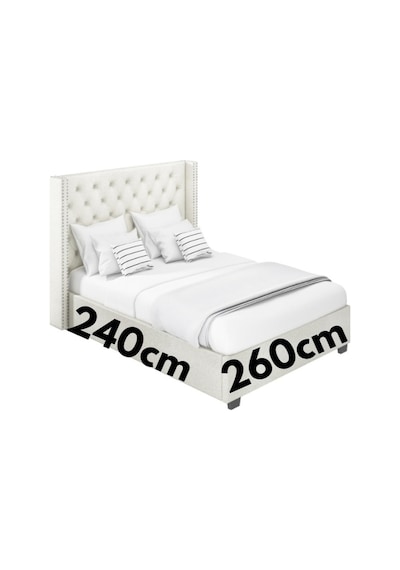 Lotus Home Düz Beyaz Lüks Pamuklu Ranforce Battal Boy Çarşaf 240x260