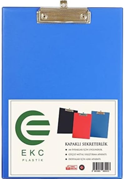 A4 Kapaklı Sekreterlik Mavi, Bloknot Yazı Tablası