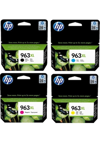 Hp 963Xl 4 Renkli Mürekkep Kartuş Seti Hp9010 9020