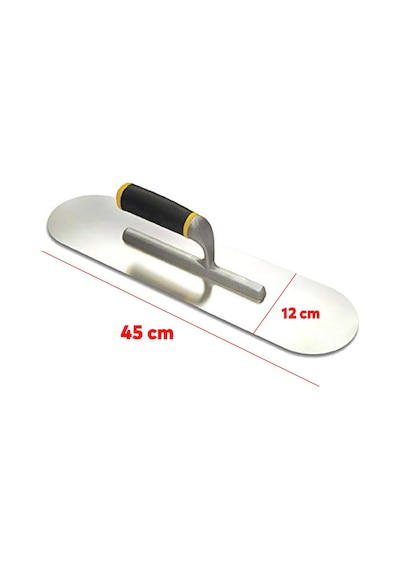 Metal Elastomer Saplı Havuz Malası 45 Cm Harç Derz Sıva Yüzey Düzleştirme Beton Çimento Mala Saten