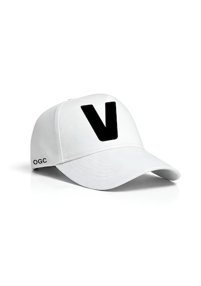 Ogc V Harfi Unisex Şapka Beyaz