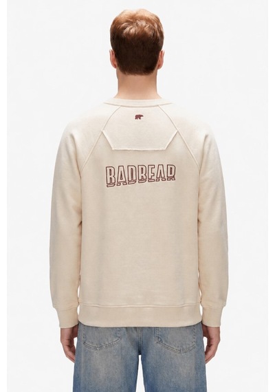 Bad Bear Born To Chill Erkek Sweatshirt Bej
