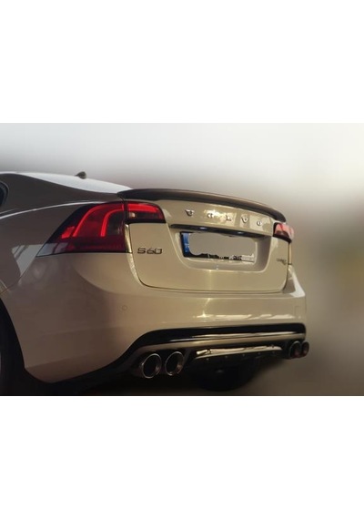 Volvo S60 2011- Düz Kasa X Arka Difüzör