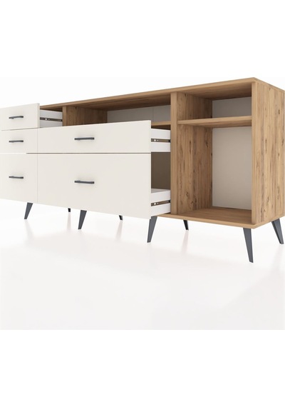 Hyperion Konsol 2 Raflı 5 Çekmeceli 176x44x83 Çam-çam/aytaşı Çam/aytaşı Hyperion Konsol 2 Raflı 5 Çekmeceli 176x44x83 Çam-çam/aytaşı Çam/aytaşı
