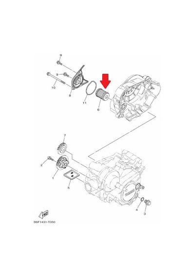 Yamaha Crypton S Yağ Filtresi 1S7-E3440-00