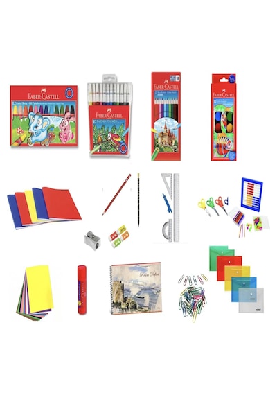 Faber-castell 1. Sınıf Okul Kırtasiye Seti Boya Ve Defter