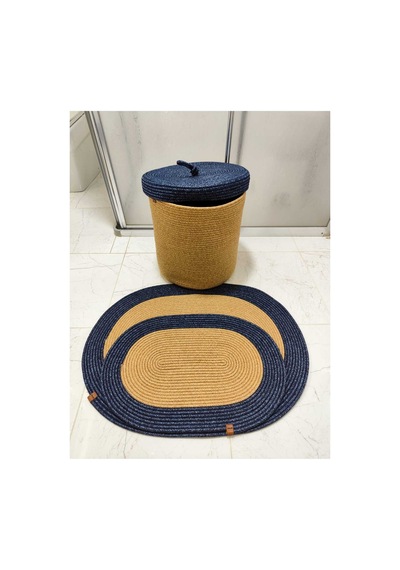 Jüt Hasır 3 Lü Banyo Paspas Takımı Bohem Tarzı Banyo Takımı Paspas:50x80/ 40x60 /sepet/25x25 Hasır Kırçılmavi Hasır Kırçılmavi Jüt Hasır 3 Lü Banyo Paspas Takımı Bohem Tarzı Banyo Takımı Paspas:50x80/ 40x60 /sepet/25x25 Hasır Kırçılmavi Hasır Kırçılmavi