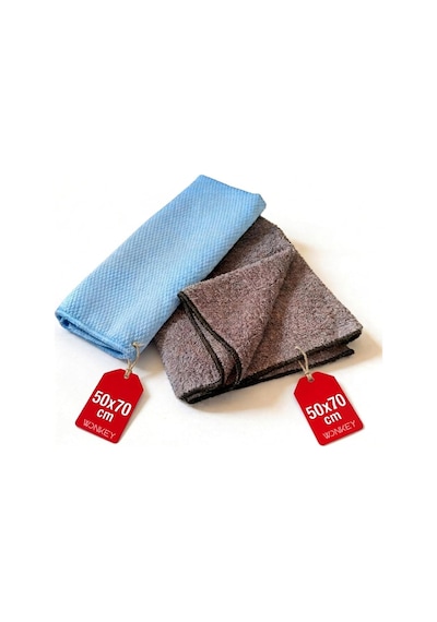 Mikrofiber Araba Kurulama Ve Cam Bezi Seti Araç Ve Motor Kurulama Havlusu + Otomobil Motorsiklet Cam Bezi, Oto Temizl Diğer