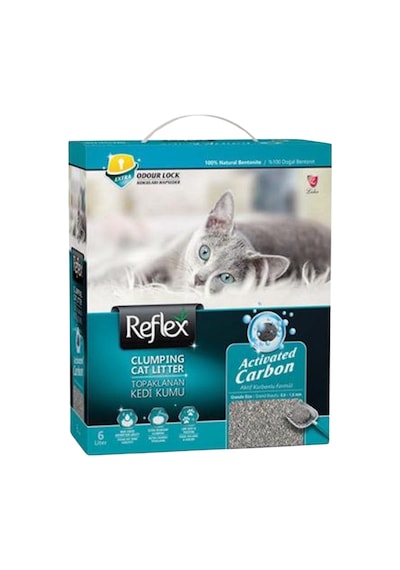 Reflex Aktif Karbonlu Süper Hızlı Topaklanan Kedi Kumu 6lt