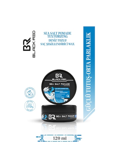 Wax Saç Şekillendirici Wax Sea Salt Pomade Deniz Tuzlu Wax Güçlü Tutuş - 120 ML
