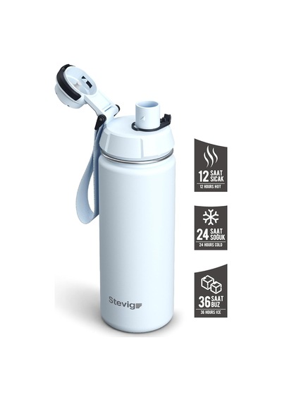 Stevig 1 Hand Leak-proof Sızdırmaz Çelik Termos 500 Ml Ice Melt St-223 Çok Renkli