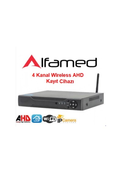 4 Kanal Ahd 2Mp 1080N Wıreless Wi-Fi Kayıt Cihazı Af-1204W