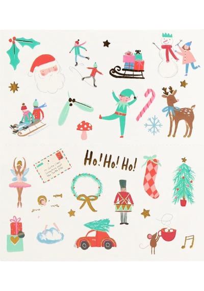 Meri Meri - Mixed Icon Christmas Temporary Tattoos - Yeni Yıl Karışık Geçici Dövme 0 - 99