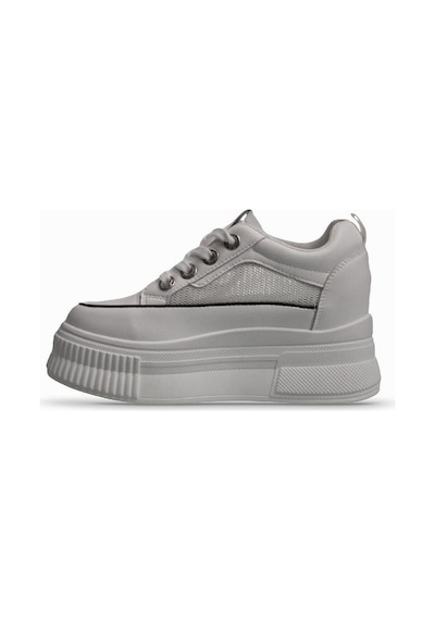 M.P MP Metroglam High-top 8.0 Kadın Bağcıklı Beyaz Sneaker-beyaz 36 Beyaz