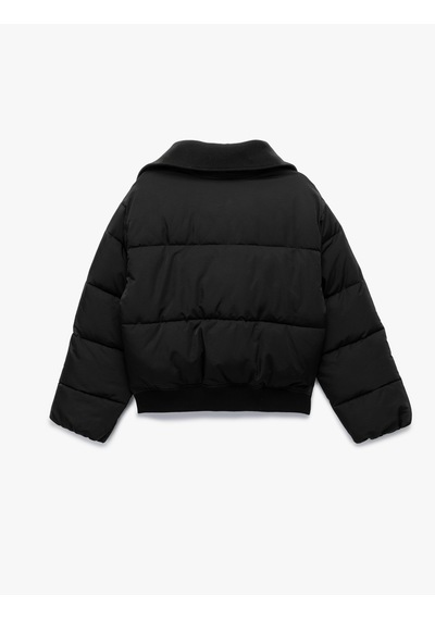Koton Fermuarlı Cep Detaylı Uzun Kollu Geniş Yaka Anorak Şişme Mont Siyah 6wal20016ıw Siyah Koton Fermuarlı Cep Detaylı Uzun Kollu Geniş Yaka Anorak Şişme Mont Siyah 6wal20016ıw Siyah