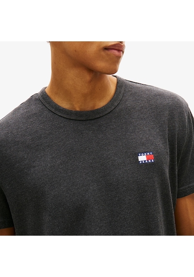 Tommy Hilfiger Regular Badge Erkek Siyah T-shirt Dm0dm22667 Siyah