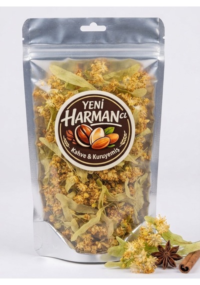 Yeni Harmancı Doğal Çiçek Ihlamur 50 Gr. Özenle Seçilmiş Yoğun Aromalı Ihlamur Çiçeği