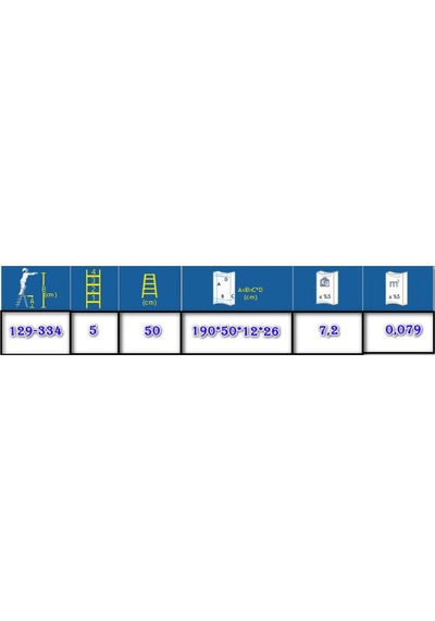 5+1 Basamaklı Profil Galvanizli Standart Merdiven