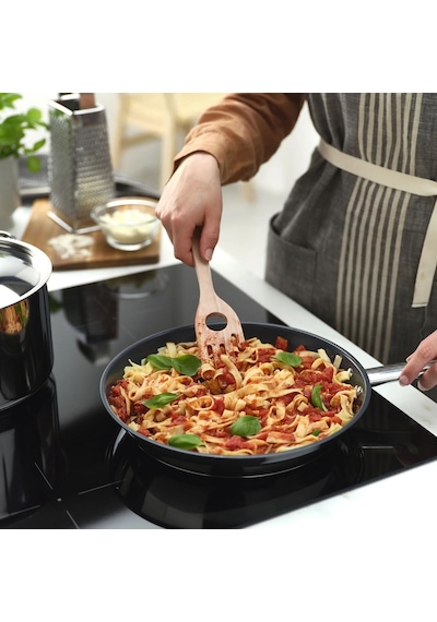 Ikea Strålfena Spagetti Servis Kaşığı 30 Cm Kahverengi