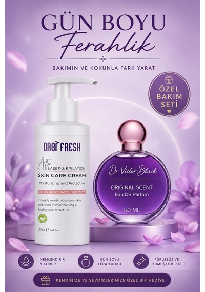 Nemlendirici Bakım Kremi 250 Ml + Eau De İntim Parfüm 50 Ml İkili Bakım Seti