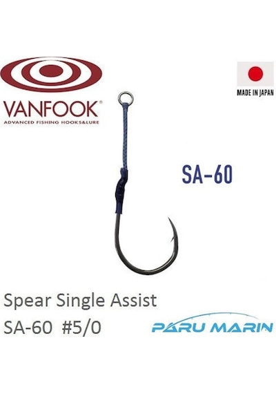 Vanfook Spear Tekli Assist Iğne Sa-60  5/0 3 Adet